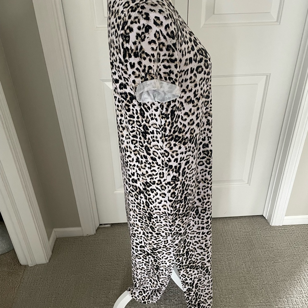 Animal Print Casual Sheath Maxi Dress - Picture 4 of 6